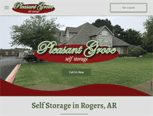Tablet Screenshot of pgselfstorage.com